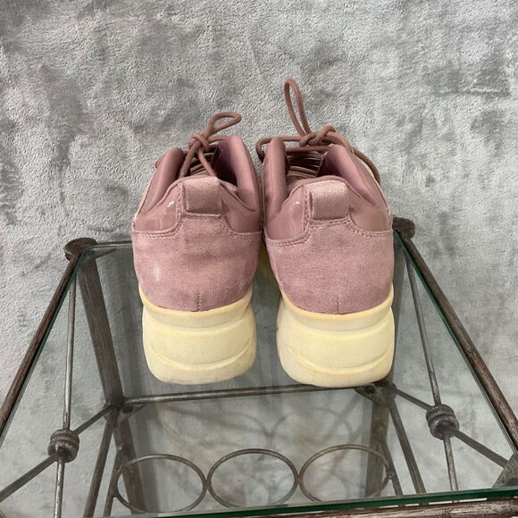 90’s Y2K style Madden Girl Bounce Platform Shoes 8.5 Pink Faux Suede * - Picture 5 of 12